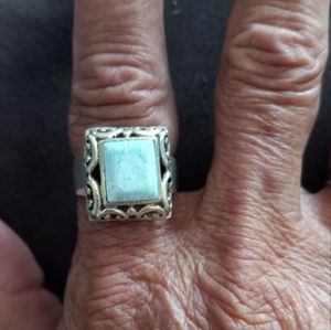 Rare Vintage Dominion Larimar Sterling Silver Ring